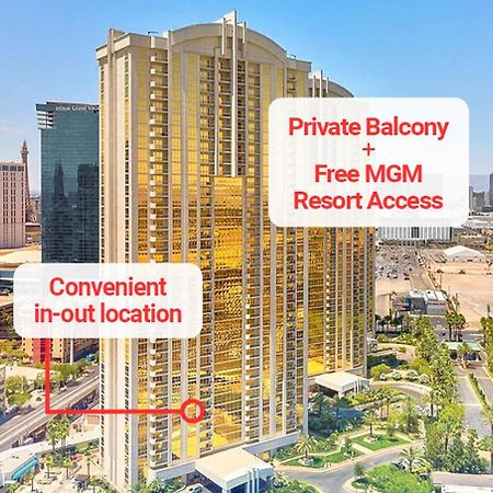 Lady Luck'S Vista - Private Balcony - Full Kitchen - Two Full Baths - Jetted Tub - Full Mgm Grand Resort Access W No Resort Fee At Mgm Signature Las Vegas Buitenkant foto
